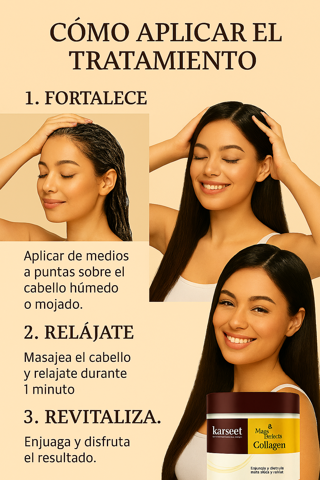 NutriGlow - hidratación al máximo para tu cabello.