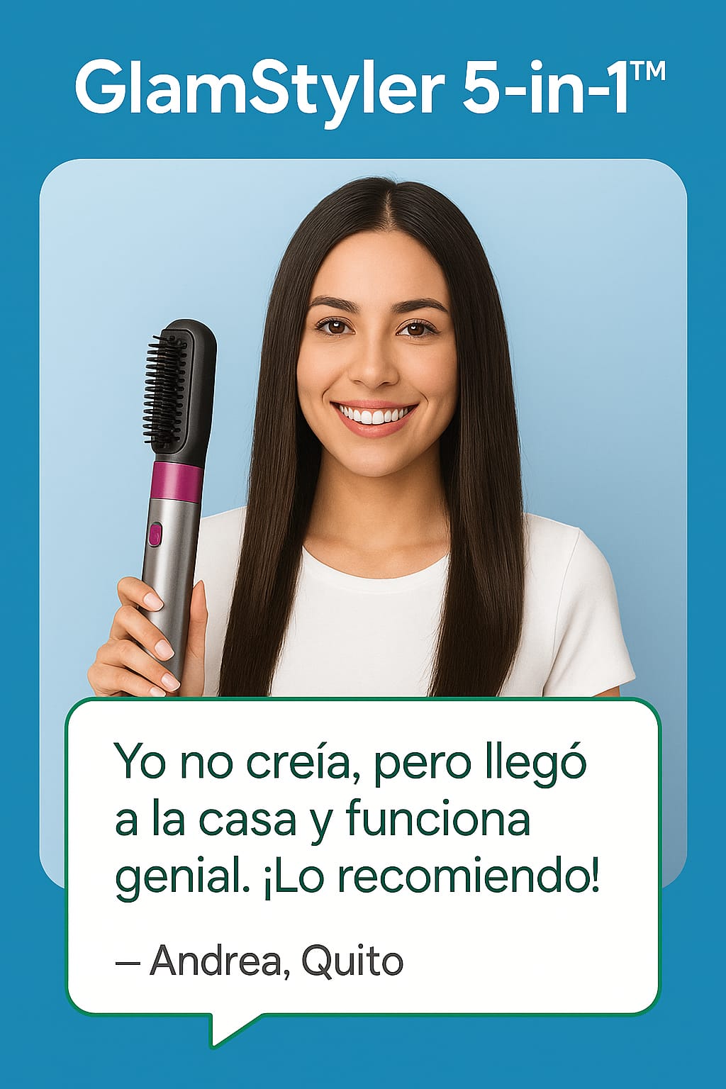 GlamStyler™ - Cepillo pelo 5 en 1